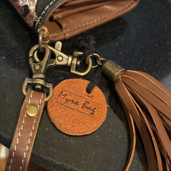 Myra Bag Brown Wristlet Wallet - Picture 3 of 4